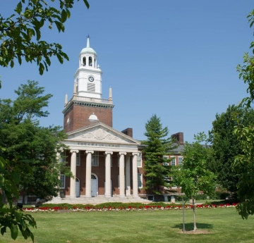 Rockwell Hall Building Exterior with trees